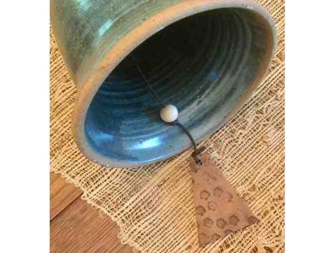 Nancy Gallagher Pottery Basset Garden Bell/Wind Chime