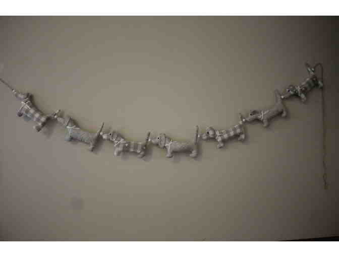 Handmade Fabric Basset Garland