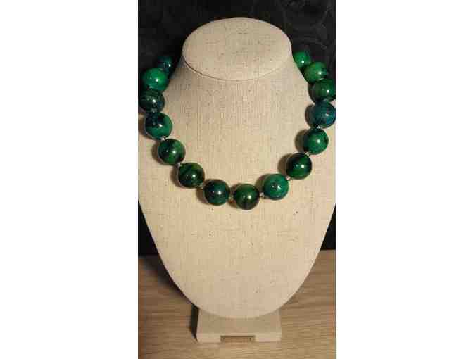 Turquoise Necklace and Earrings