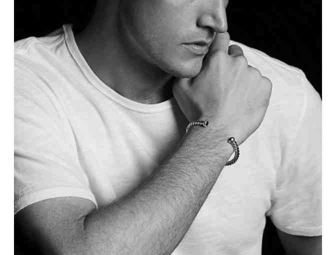 David Yurman Silver Cable Cuff Bracelet