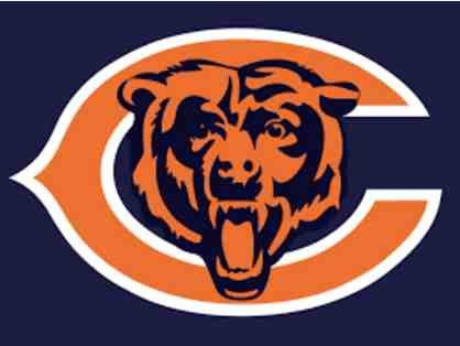 Chicago Bears Tickets and Photograph with Laser Autographs