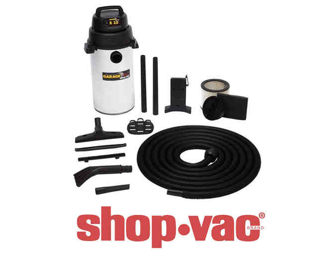 Shop-Vac 8 gal. Stainless Steel 2HP Two-Stage Garage Vacuum