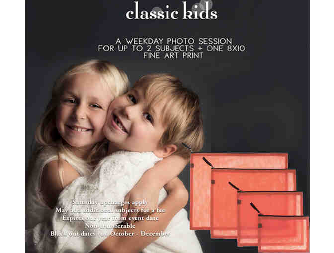 Classic Kids Photography for 2 People + Organizing Portfolios