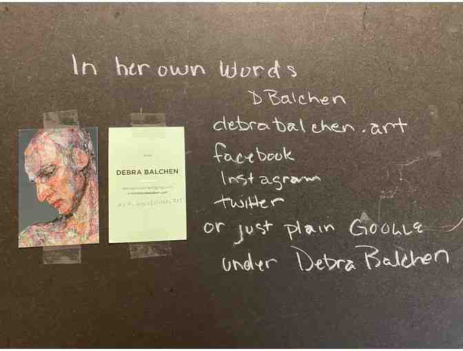 In Her Own Words Framed color original pencil drawing by Debra Balchen - Photo 2