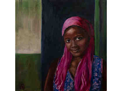 Girl in Hot Pink, West Africa