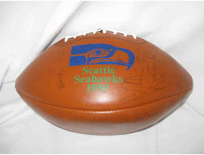 1995 Seahawks Team Autographed Football