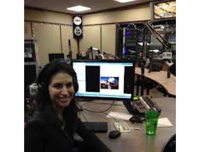 In Studio with Radio Host Jordana Green for a Live Show