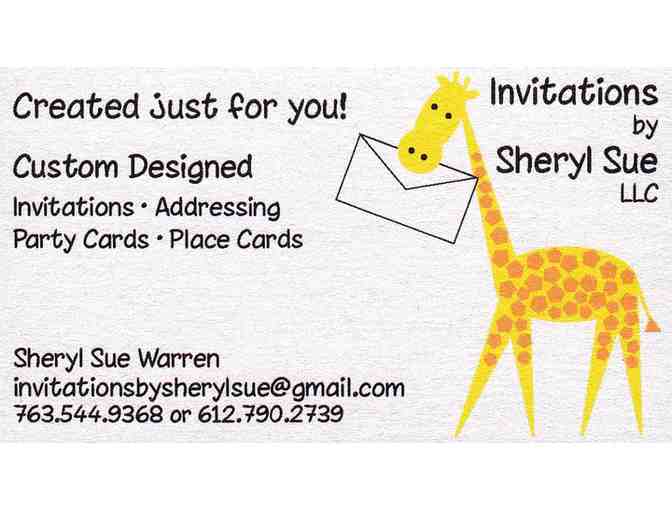 Invitations by Sheryl Sue $100 Gift Certificate
