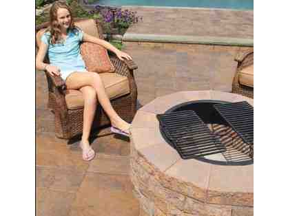 Serafine Fire Pit with Cooking Grate