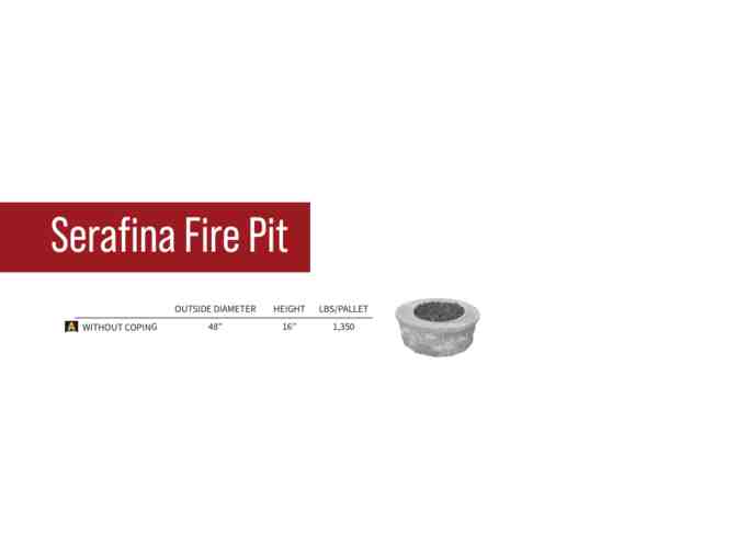 Serafine Fire Pit with Cooking Grate