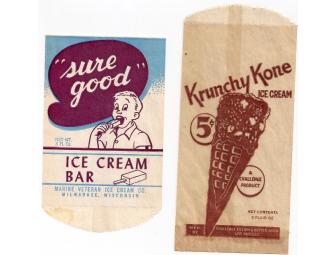 Vintage Ice Cream Bags