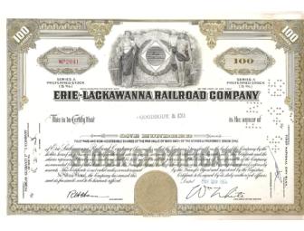 Lot of Eleven Vintage Stock Certificates