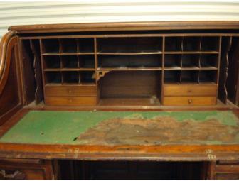 Turn of the century Rolltop Desk - unrefurbished