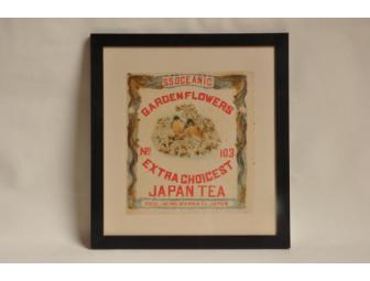 Framed Vintage Tea Advertisement