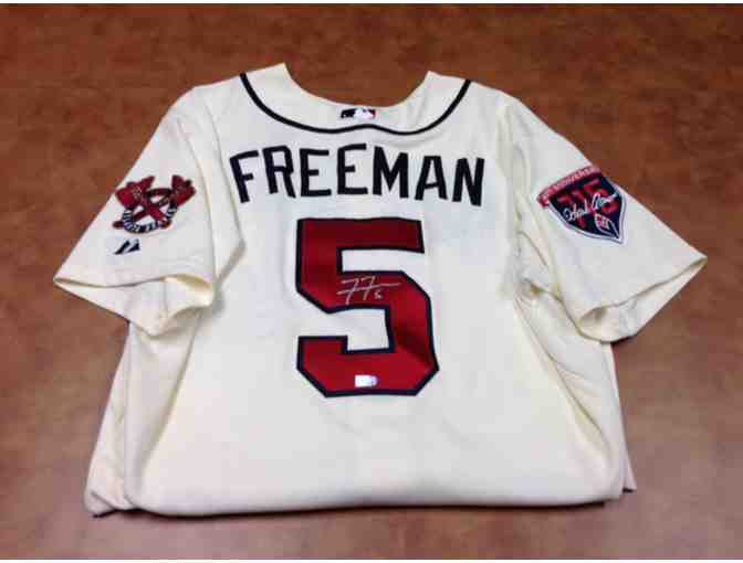 Atlanta Braves - Freddie Freeman Autographed Jersey Game Worn 4/13/14 - Authenticated