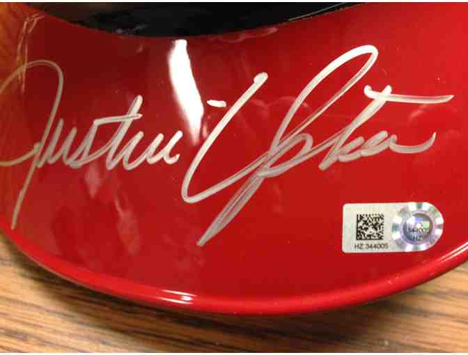 Atlanta Braves - Justin Upton Autographed Helmet - Authenticated