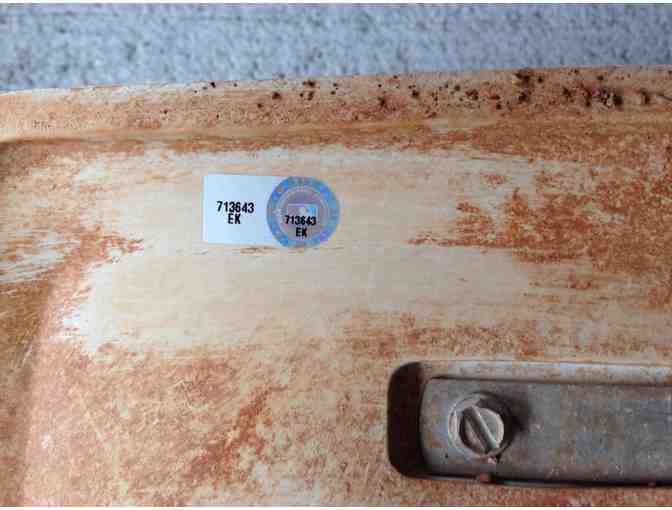 Atlanta Braves - Third Base from the last home game on 9/25/14 - Authenticated