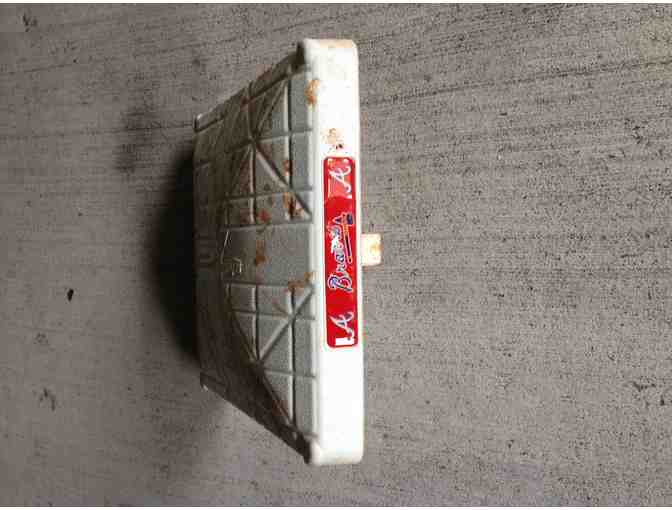 Atlanta Braves - Third Base from the last home game on 9/25/14 - Authenticated