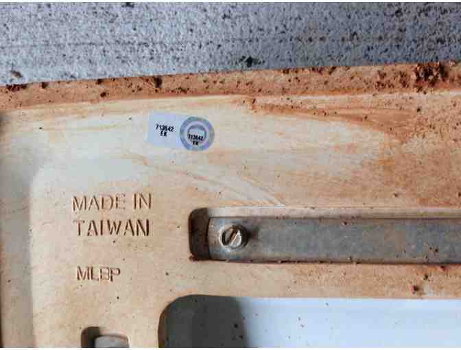 Atlanta Braves - Second Base from the last home game on 9/25/14 - Authenticated