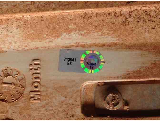 Atlanta Braves - First Base from the last home game on 9/25/14 - Authenticated