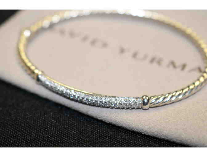 David Yurman Cable Bracelet with Diamonds