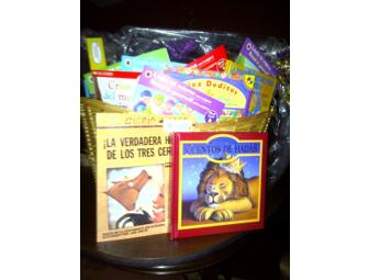 Basket of 20 Spanish & Bilingual Children's Books