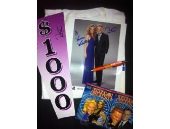 4 VIP tickets to Wheel of Fortune, autographed photo & $1,000  pull and goodies