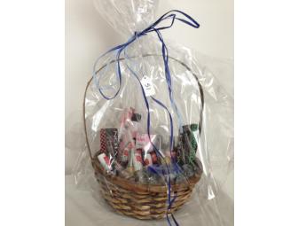 Basket of Revlon Nail Products and manicure at Modern Nails & Spa