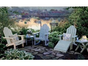 Adirondack Chairs and Side Tables