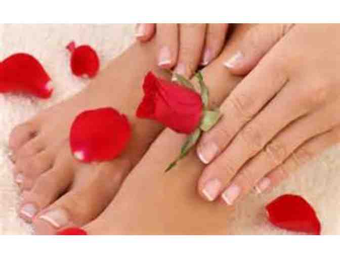 BloDry Bar & Nail Bar - One Manicure/Pedicure Gold Package