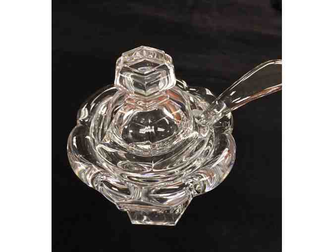 Baccarat Small Jam Jar with Spoon