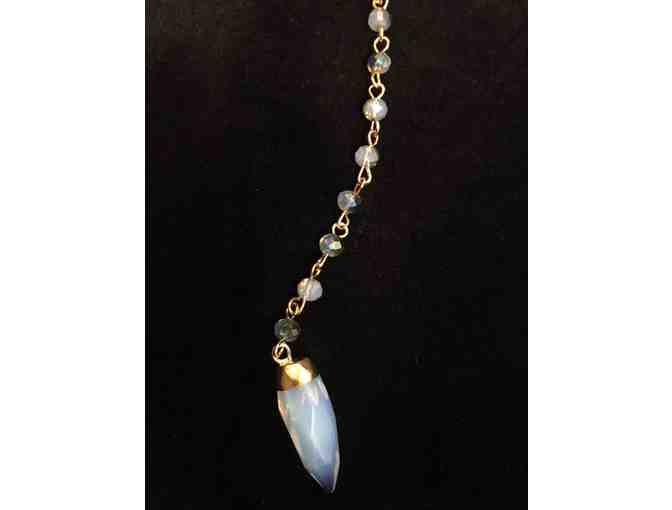 2-strand Long Crystal Necklace
