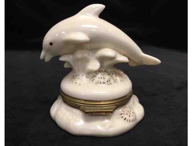 The Dolphin Seascape box by Lenox