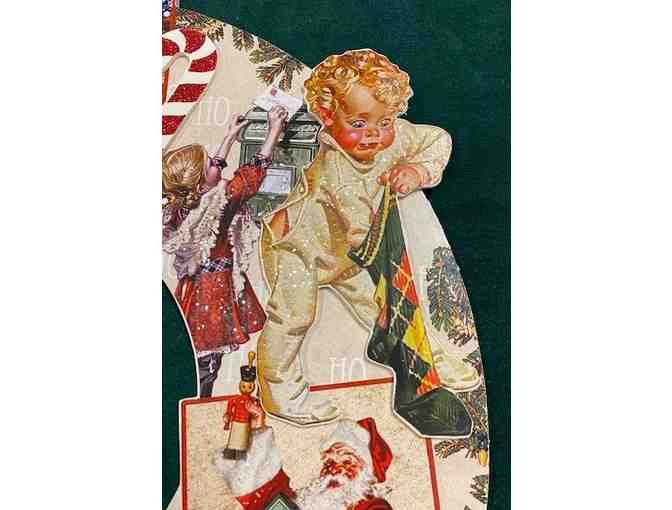 Vintage Wood Christmas Wreath