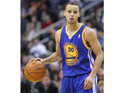 Golden State Warriors: Stephen ("Steph") Curry autographed NBA Spalding Basketball