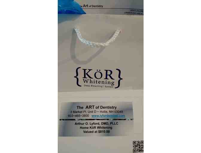 KoR @ Home Teeth Whitening Treatment with Dr. Lyford (in office visit & at home whitening)