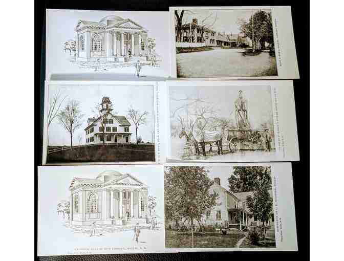Set of 7 Reprints Of Antique Postcards Of Hollis Scenes