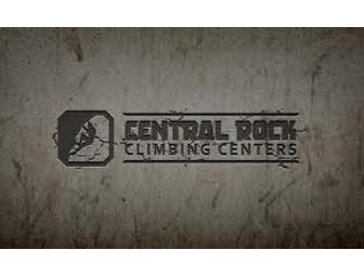 Rock Climbing for 2 at Central Rock Gym
