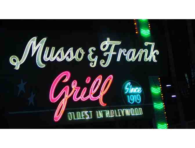 Dinner at Musso & Frank