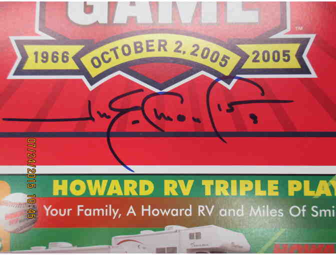 Jim Edmonds Autographed Scorecard