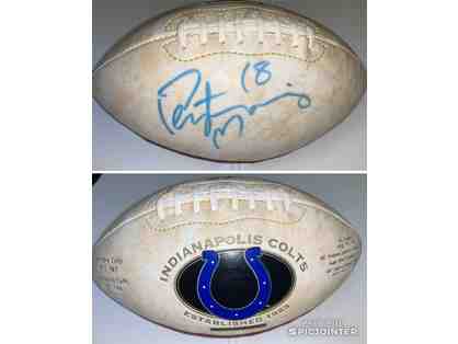 Peyton Manning Autographed Full Size Football