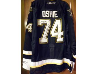 Signed St. Louis Blues Hockey Jersey signed by TJ Oshie