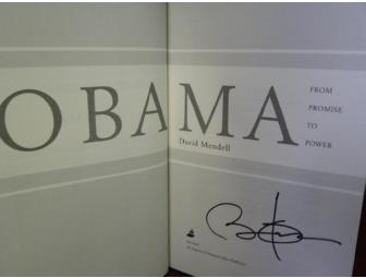 Autographed book signed by President Barack Obama