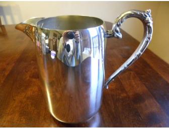 Silverplate Water and Tea Pitcher's
