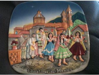 Royal Doulton Christmas Plate 1973: Christmas in Mexico