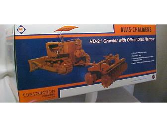 Model: Allis-Chalmers HD-21 Crawler with Offset Disk Harrow