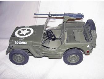 WWII Jeep® Replica, with Machine Gun, Danbury Mint, 1994