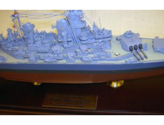 USS Missouri Battleship, Danbury Mint, 2002.