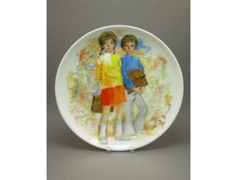 Set of Four Limoges' Collector Plates by Paul Durand