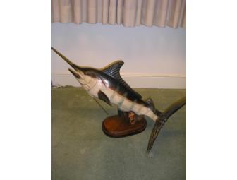 Marlin Fish on Stand